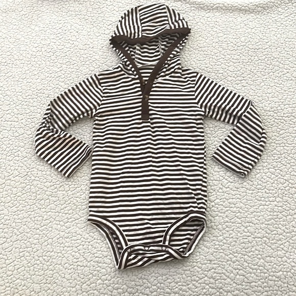 Other - Striped Hooded Onesie